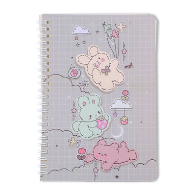 Customized Print Student Note Books for School 4 Colors Paper Composition Exercise