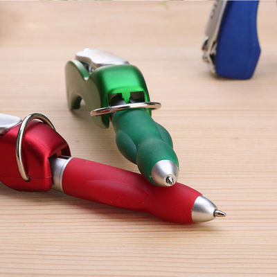 Plastic Creative Folding Ballpoint Pen with Nail Clipper and Heat Sensitive Erasable Ink
