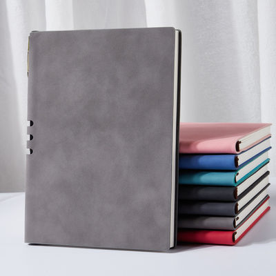 Soft Cover Pu Leather Notebook with Elastic Pen Holder Customized Paper Notebook