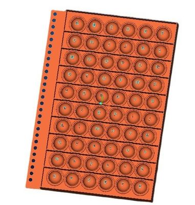 Custom Travelers Silicone Spiral Diary Notebook with Pop It Game Cover and Magnetism