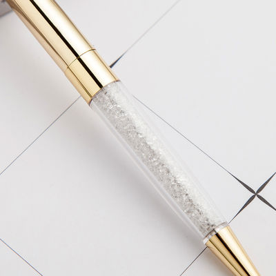 2.5g Ink Color Red Big Top Diamond Pen Multi Color Diamond Crystal Ballpoint Ball Pen For Wedding Gift