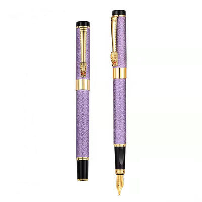 0.036 kg Iridium Ink Metal Frosted Pole Pen for Business Gift and Adult Calligraphy