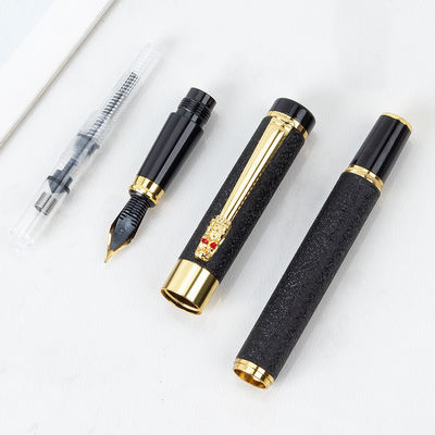 0.036 kg Iridium Ink Metal Frosted Pole Pen for Business Gift and Adult Calligraphy
