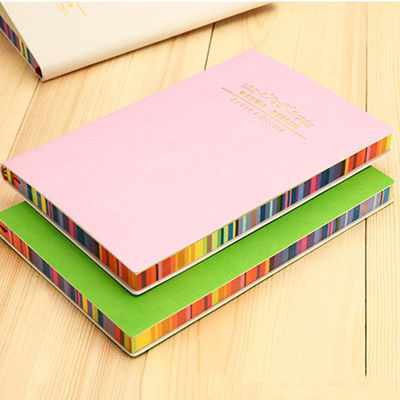2 Colors Memo Pads Style Custom A5 Hardcover PU Leather Journal Planner Printing