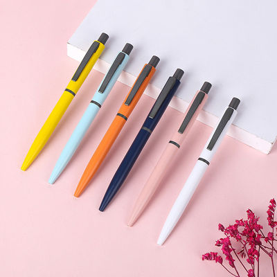 Customized Color Colour Pen Metal Gel Roller Pens PressBall Gel Pen for Office School