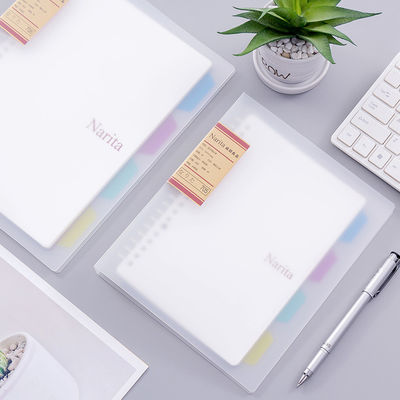Office and Student A5/B5 40 Sheets Plastic Cover Note Book with Transparent Cover