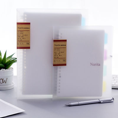 Office and Student A5/B5 40 Sheets Plastic Cover Note Book with Transparent Cover