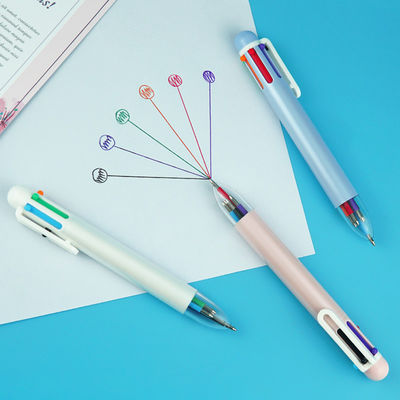 Multi-color Ballpoint Pen with Heat Sensitive Erasable Ink 6 Colors Writing Width 0.7mm