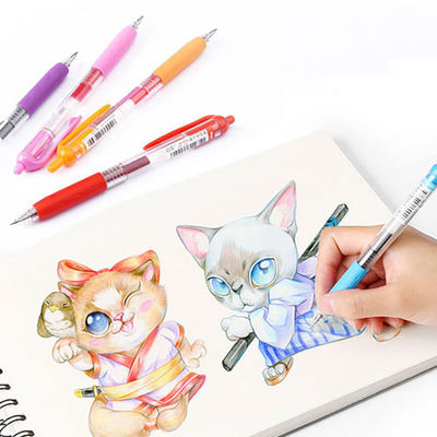 Quick Dry Ink Gel Pen with Custom Logo 8 Colors Refillable Heat Sensitive Affordable