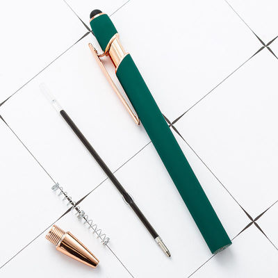 240M Writing Metal Office Ballpoint Pen with Custom Logo and Soft Touch Screen Stylus