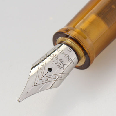 Transparent Gold Powder Color Ink Fountain Pen for Writing Practice in Business Office