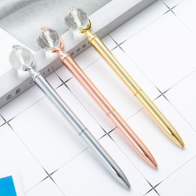 2022 Style Creative Globe Pen with Custom Metal Logo and Heat Sensitive Erasable Ink