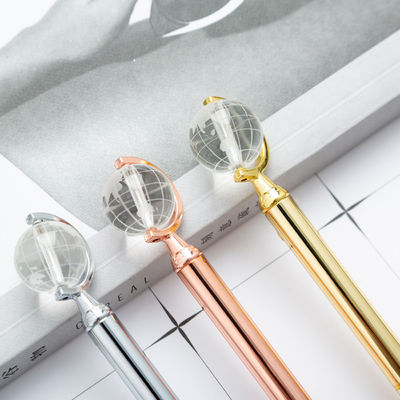 2022 Style Creative Globe Pen with Custom Metal Logo and Heat Sensitive Erasable Ink