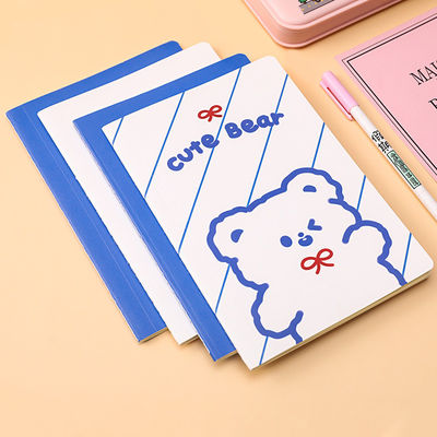 Kawaii Cartoon Little Bear Notebook A5 Size No Adhesive Perfect for Stationery Lovers