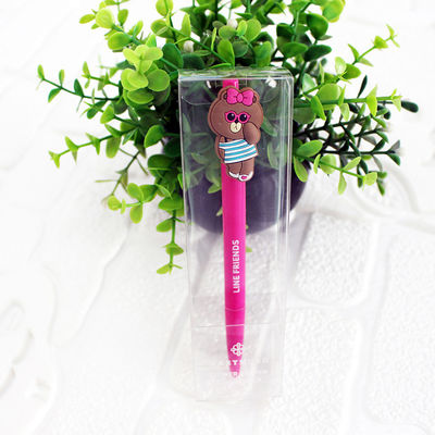 0.015kg Assorted Color Kawaii Cute Cartoon Image Stationery Click Presses Gel-Ink Pens