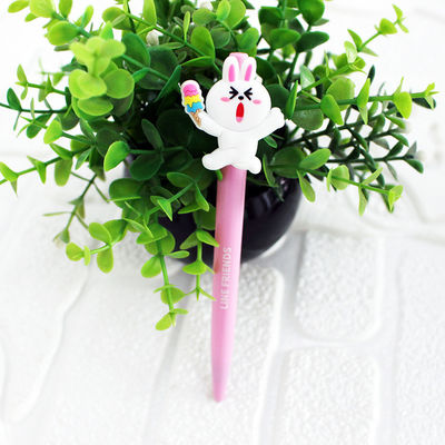 0.015kg Assorted Color Kawaii Cute Cartoon Image Stationery Click Presses Gel-Ink Pens