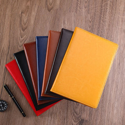 Hard Cover Portable Custom Classic Blank Notebook PU Leather Waterproof for Students