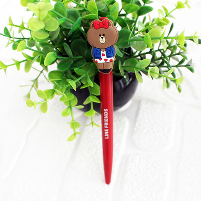 0.015kg Assorted Color Kawaii Cute Cartoon Image Stationery Click Presses Gel-Ink Pens