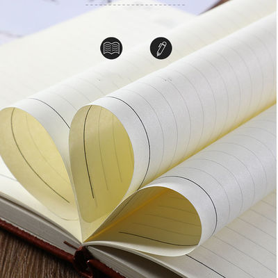 Hard Cover Portable Custom Classic Blank Notebook PU Leather Waterproof for Students