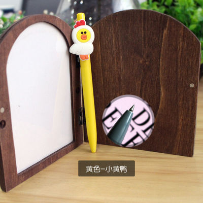 0.015kg Assorted Color Kawaii Cute Cartoon Image Stationery Click Presses Gel-Ink Pens