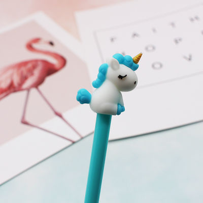 Assorted Color Cartoon Kawaii Horse PVC ABS Epoxy Gel Ink Pens for Yiwu Stationery