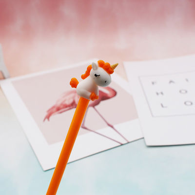 Assorted Color Cartoon Kawaii Horse PVC ABS Epoxy Gel Ink Pens for Yiwu Stationery