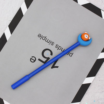Stationery Supplies Plastic Cartoon 0.38mm Beautiful Black Gel Pen for Office and School