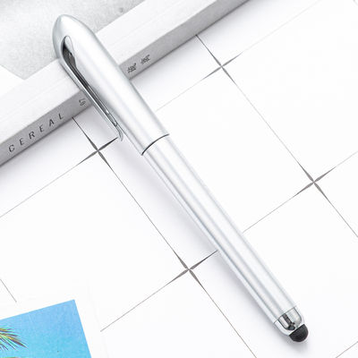 Soft Touch Screen Metal Stylus Pen with Brass Telescope Barrel and 0.5mm Writing Width