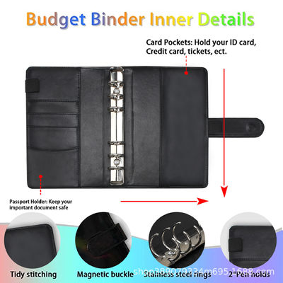 Gift A6 PU Leather Notebook Custom Logo Hardcover Diary Organizer Journal Cover Gift