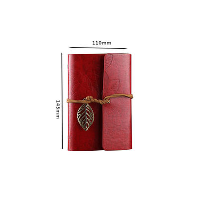 A6 Retro Notebook Diary Notepad Literature PU Leather for Traveler Journal Planners