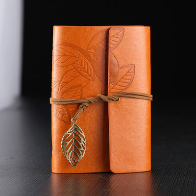 A6 Retro Notebook Diary Notepad Literature PU Leather for Traveler Journal Planners