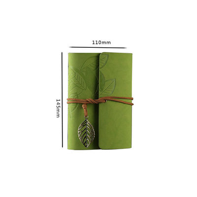 A6 Retro Notebook Diary Notepad Literature PU Leather for Traveler Journal Planners