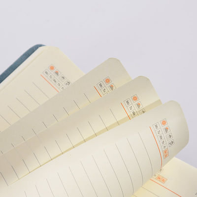 80 Sheets Recycled Paper Softcover Notebook for Custom Printing in Eco-friendly Kraft