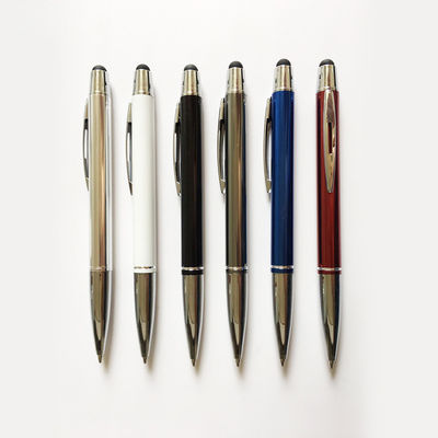 Logo Customization Options Metal Smartphone Screen Touch Stylus Ball Pen for Promotion