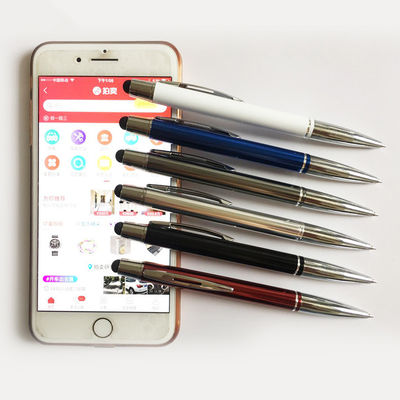 Logo Customization Options Metal Smartphone Screen Touch Stylus Ball Pen for Promotion