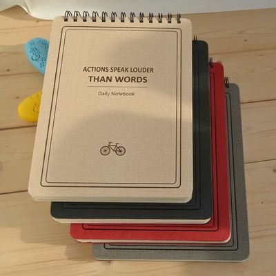 Customized Academic A5 PU Leather Diary Notebook with Elastic Band and 80 Inner Pages