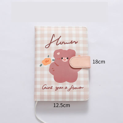 Leather Cute Ins Cartoon Student Color Page Hand Notebook LOGO Customization Accepted