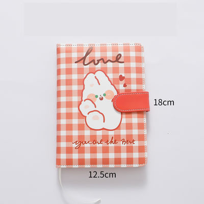 Leather Cute Ins Cartoon Student Color Page Hand Notebook LOGO Customization Accepted