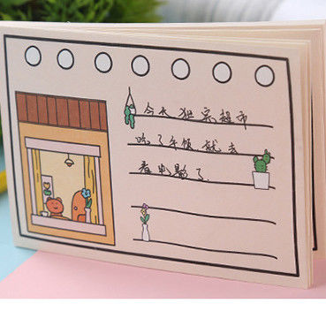 8 Colors Style Hard cover Cute 3 Hole Loose leaf Refill Notebook Cover Mini PVC File Folder