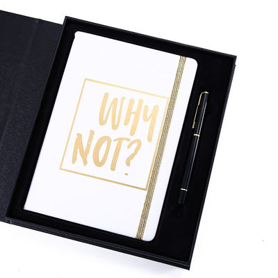 A5 Thread Sewing Pu Leather Custom Logo Work Agenda Budget Simple Design Notebook