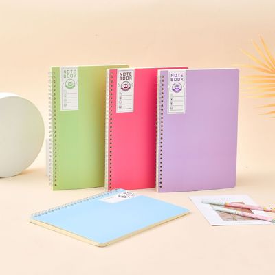 Self-Adhesive A5 Customized Hardcover Spiral Journal Planner Notebook for Customized