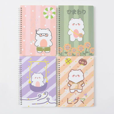 Self-Adhesive A5 Customized Hardcover Spiral Journal Planner Notebook for Customized