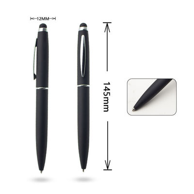 Business Office Stationery Custom Multi Color Metal Rubber Ballpoint Pen for Purposes