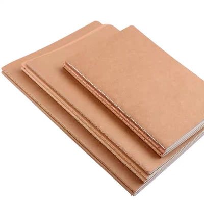 Custom LOGO Kraft Paper Notebook A5 Car Line Book B5 Student Notes Diary Book 80 Sheets