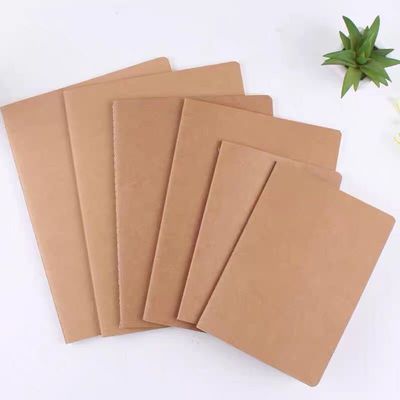 Custom LOGO Kraft Paper Notebook A5 Car Line Book B5 Student Notes Diary Book 80 Sheets