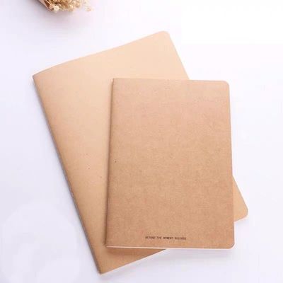 Custom LOGO Kraft Paper Notebook A5 Car Line Book B5 Student Notes Diary Book 80 Sheets