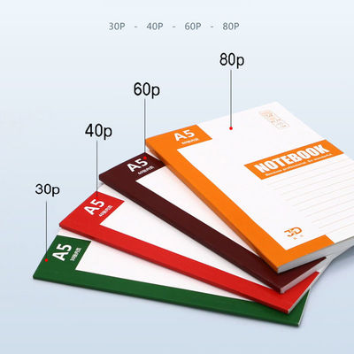 Custom Small Fresh Exercise Book Soft Cover A5 Notebook Thickened Paper for Business