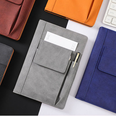 A5 Notebook Office Notepad with 44 Sheets Inner Pages Imitation Cloth PU Leather Cover