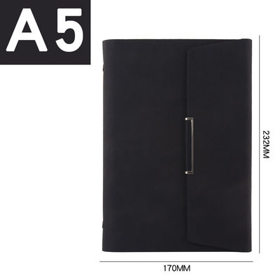 Leather Binder Business Planner With Pen Stationary Set Gift Box Customized Logo