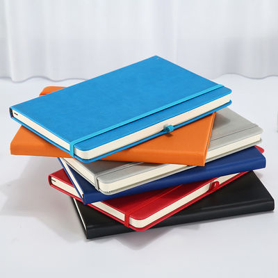 Gift Box Stationary Set With A5 Notebook And Pen In Leather Cover For Business Planning